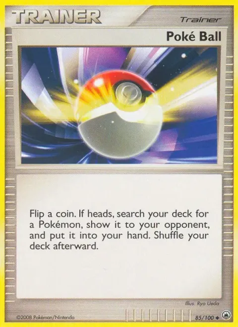 Carte Pokémon Poké Ball 085/100, extension Aube Majestueuse
