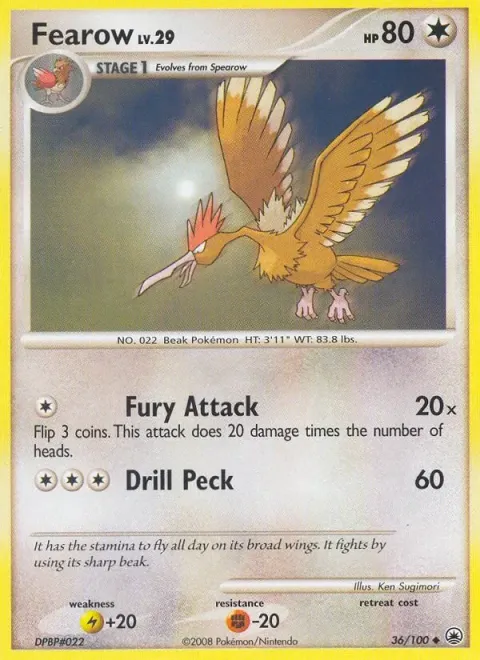 Carte Pokémon Rapasdepic 036/100, extension Aube Majestueuse