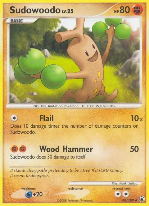 Carte Pokémon Simularbre 048/100, extension Aube Majestueuse