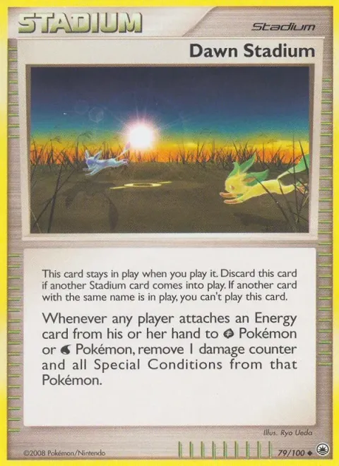 Carte Pokémon Stade crépuscule 079/100, extension Aube Majestueuse