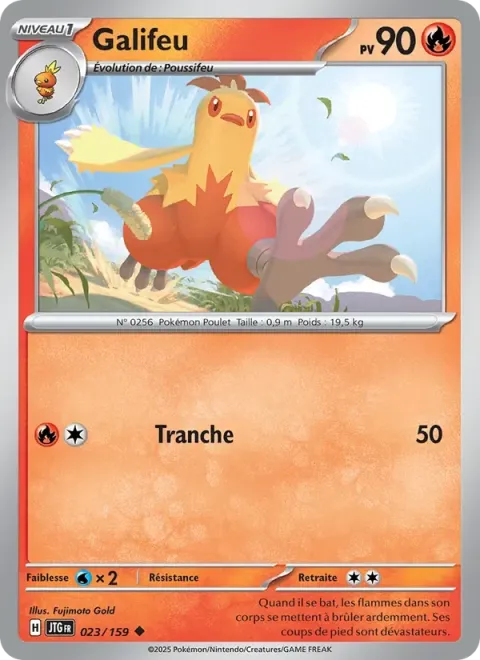 Carte Pokémon Galifeu 023/159, extension Aventures Ensemble
