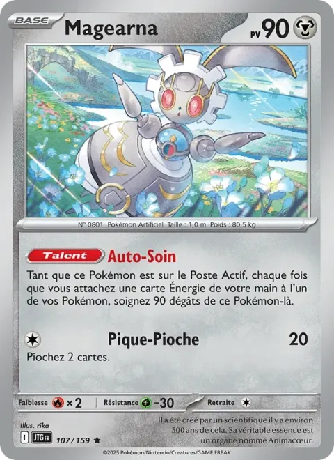 Carte Pokémon Magearna 107/159, extension Aventures Ensemble