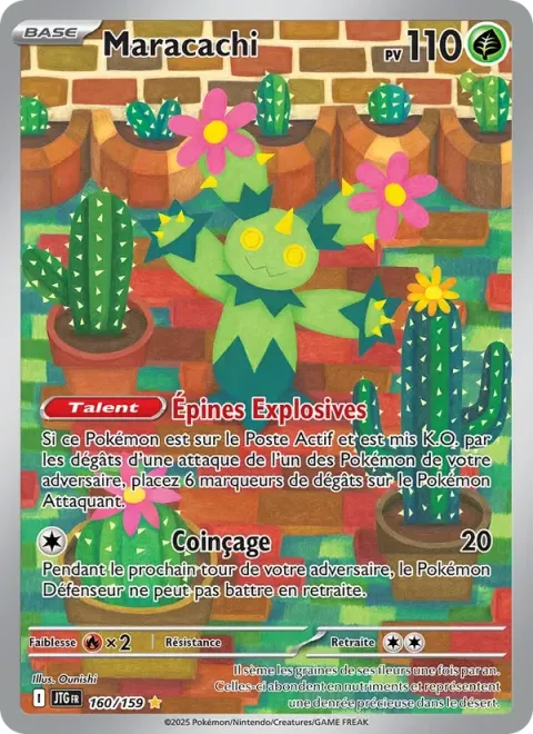 Carte Pokémon Maracachi 160/159, extension Aventures Ensemble
