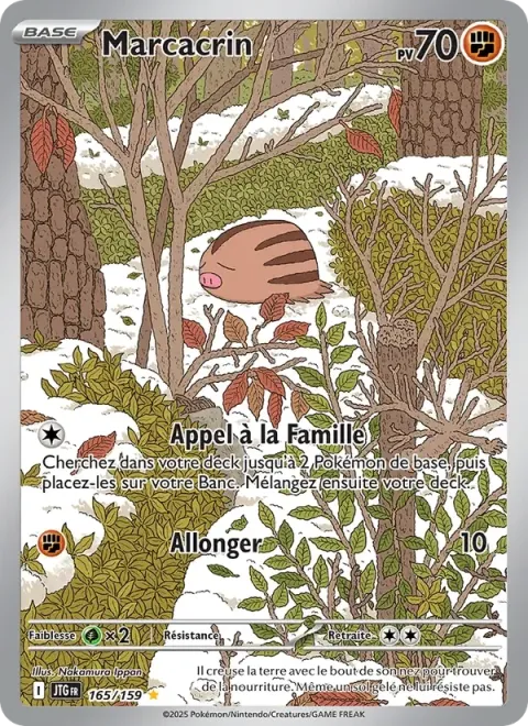 Carte Pokémon Marcacrin 165/159, extension Aventures Ensemble