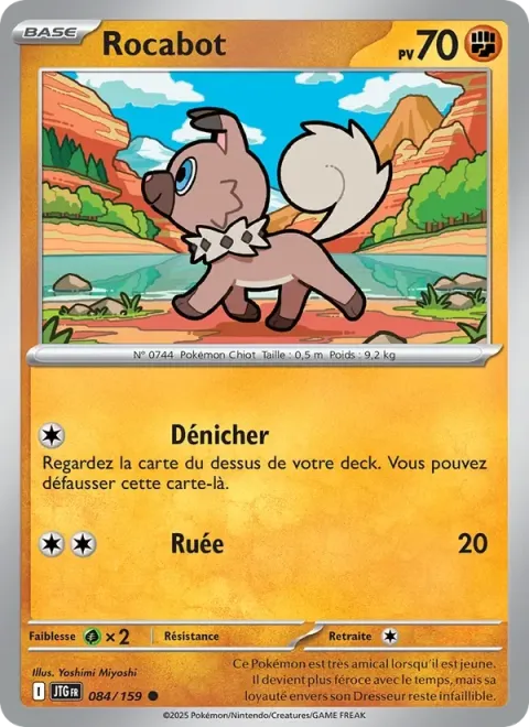 Carte Pokémon Rocabot 084/159, extension Aventures Ensemble