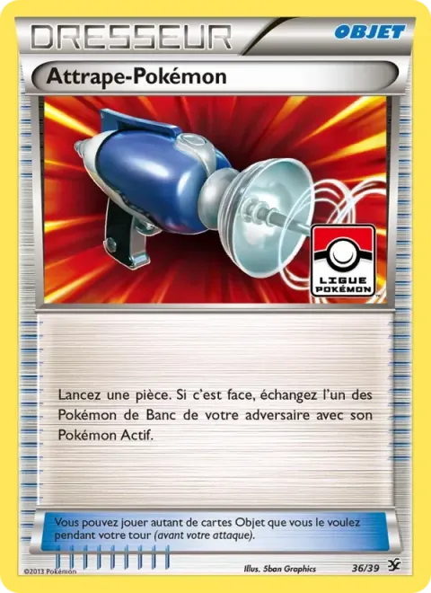 Carte Pokémon Attrape-Pokémon 036/039, extension Bienvenue à Kalos