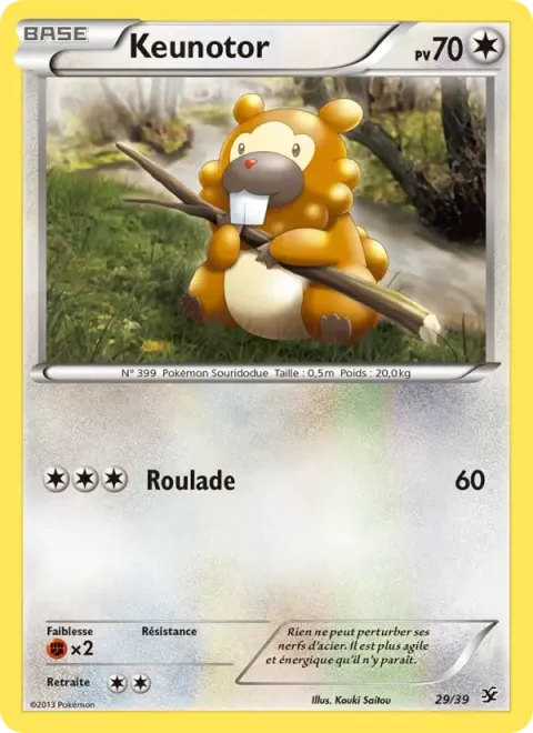 Carte Pokémon Keunotor 029/039, extension Bienvenue à Kalos