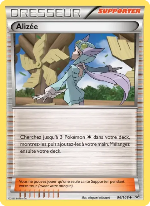 Carte Pokémon Alizée 096/108, extension Ciel Rugissant