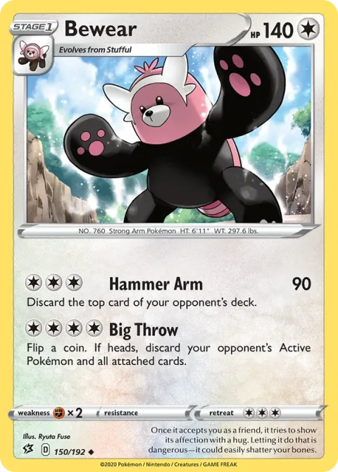 Carte Pokémon Chelours 150/192, extension Clash des Rebelles