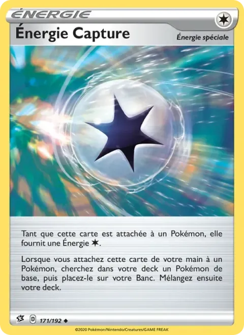 Carte Pokémon Énergie Capture 171/192, extension Clash des Rebelles
