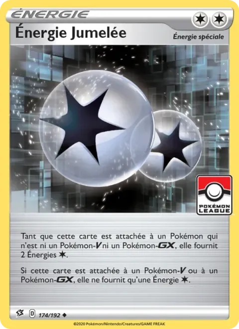 Carte Pokémon Énergie Jumelée 174/192, extension Clash des Rebelles