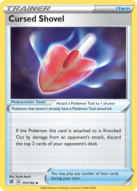 Carte Pokémon Pelle Maudite 157/192, extension Clash des Rebelles