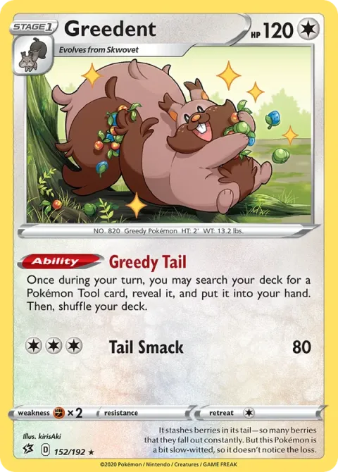 Carte Pokémon Rongrigou 152/192, extension Clash des Rebelles