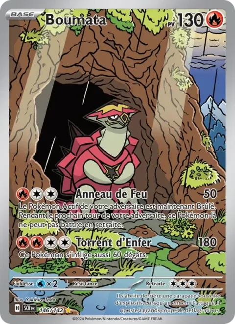 Carte Pokémon Boumata 146/142, extension Couronne Stellaire