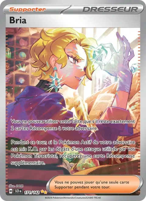 Carte Pokémon Bria 171/142, extension Couronne Stellaire