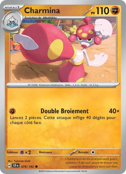 Carte Pokémon Charmina 079/142, extension Couronne Stellaire