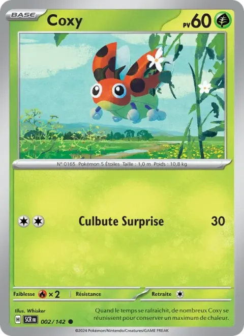 Carte Pokémon Coxy 002/142, extension Couronne Stellaire