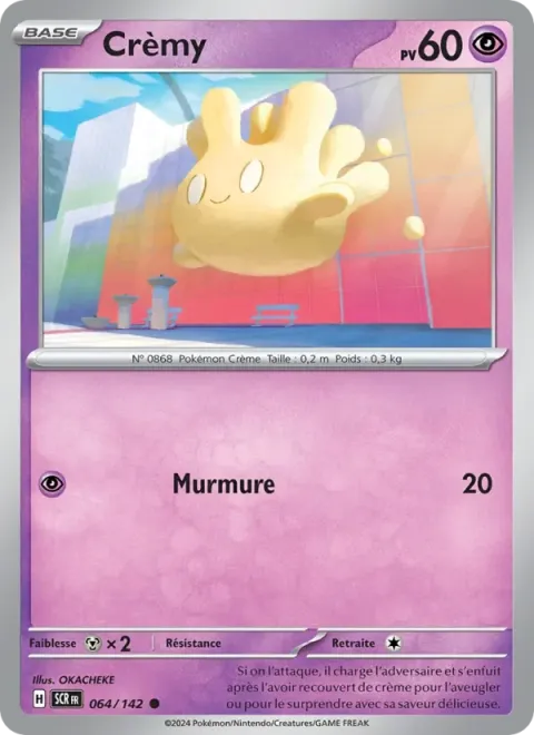 Carte Pokémon Crèmy 064/142, extension Couronne Stellaire