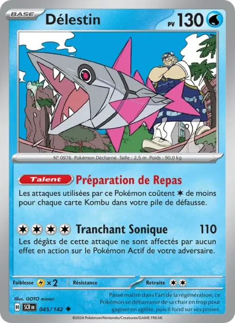 Carte Pokémon Délestin 045/142, extension Couronne Stellaire