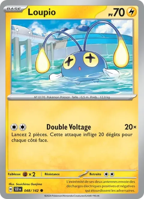Carte Pokémon Loupio 048/142, extension Couronne Stellaire