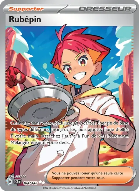 Carte Pokémon Rubépin 164/142, extension Couronne Stellaire