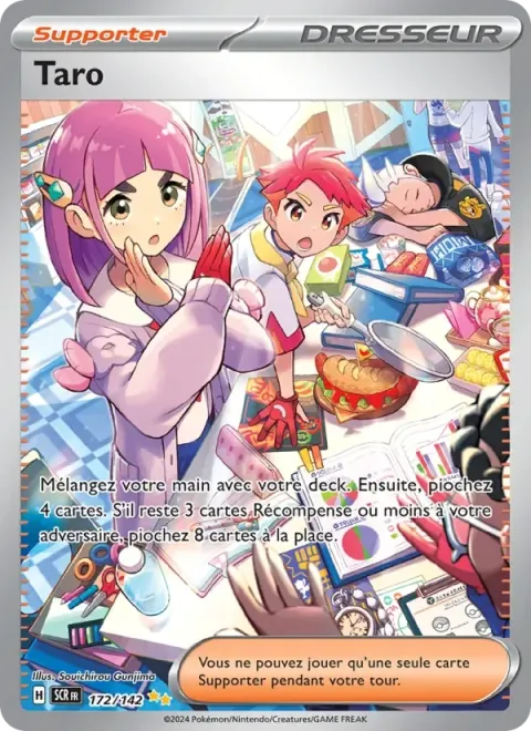 Carte Pokémon Taro 172/142, extension Couronne Stellaire