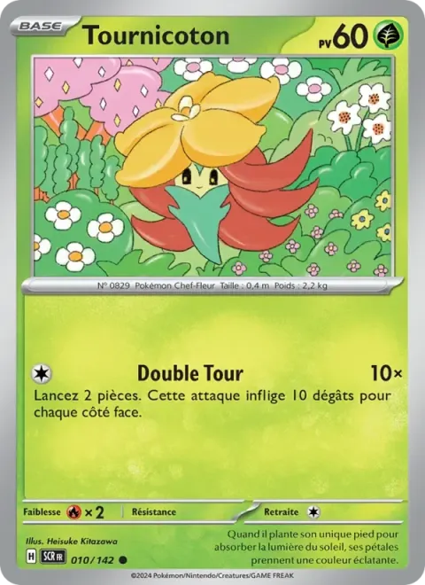 Carte Pokémon Tournicoton 010/142, extension Couronne Stellaire