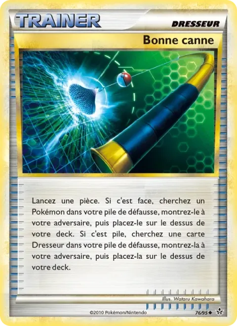 Carte Pokémon Bonne canne 076/095, extension Déchaînement
