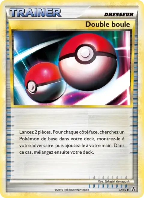 Carte Pokémon Double boule 072/095, extension Déchaînement