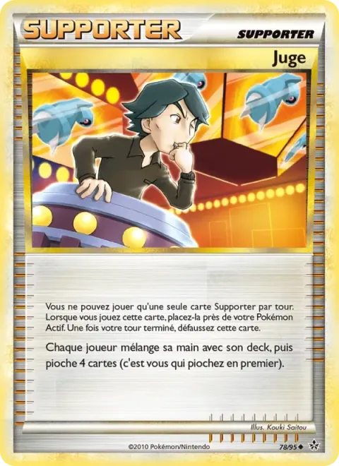 Carte Pokémon Juge 078/095, extension Déchaînement