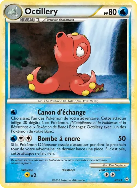 Carte Pokémon Octillery 006/095, extension Déchaînement