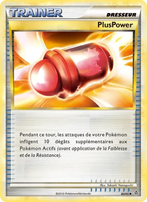 Carte Pokémon PlusPower 080/095, extension Déchaînement