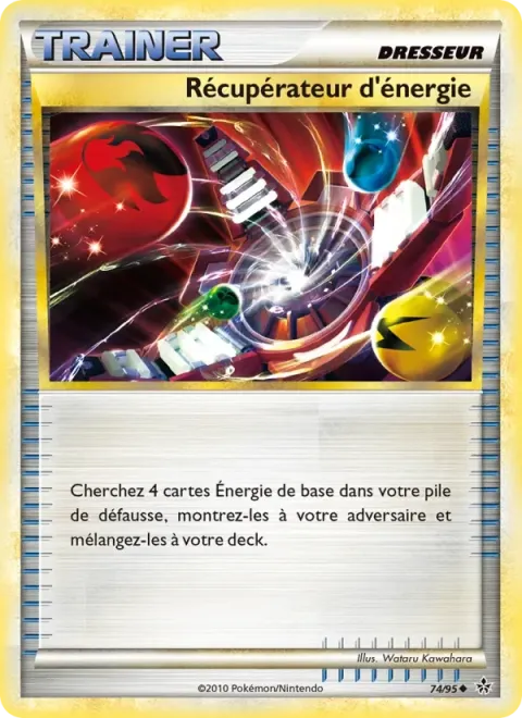 Carte Pokémon Récupérateur d’énergie 074/095, extension Déchaînement