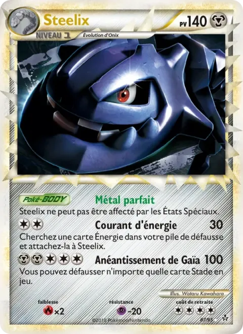 Carte Pokémon Steelix 087/095, extension Déchaînement