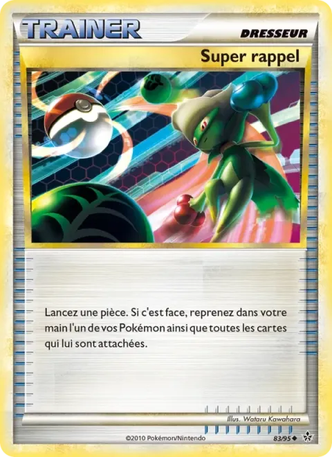 Carte Pokémon Super rappel 083/095, extension Déchaînement