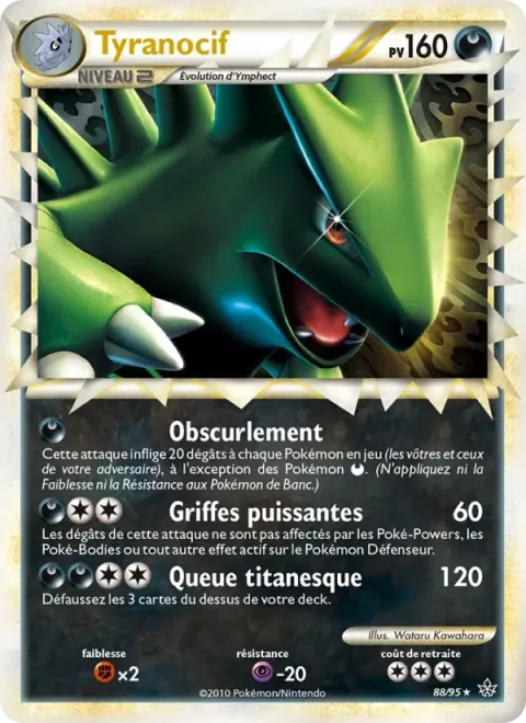 Carte Pokémon Tyranocif 088/095, extension Déchaînement