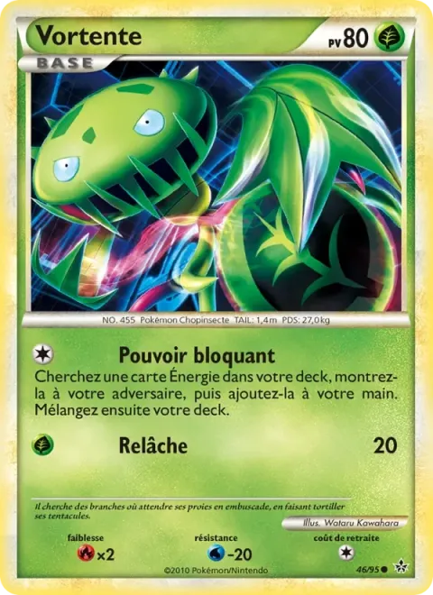 Carte Pokémon Vortente 046/095, extension Déchaînement