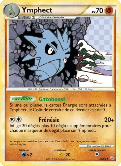 Carte Pokémon Ymphect 038/095, extension Déchaînement