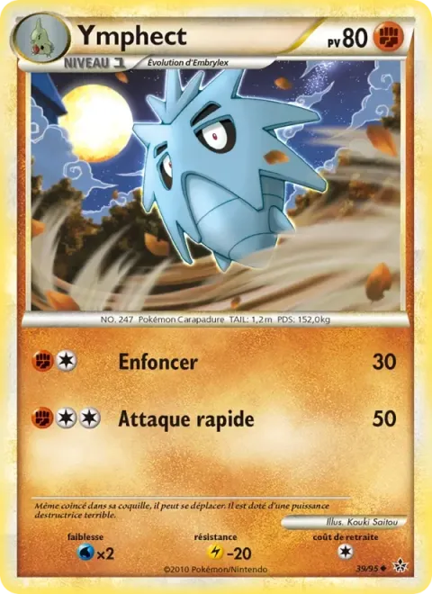 Carte Pokémon Ymphect 039/095, extension Déchaînement