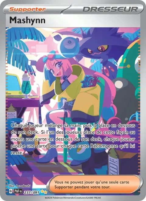 Carte Pokémon Mashynn 237/091, extension Destinées de Paldea