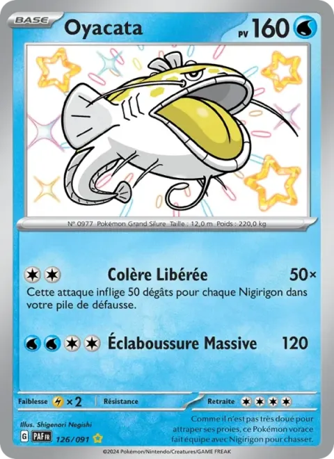 Carte Pokémon Oyacata 126/091, extension Destinées de Paldea