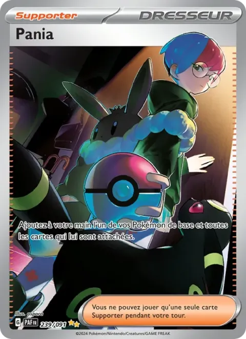 Carte Pokémon Pania 239/091, extension Destinées de Paldea