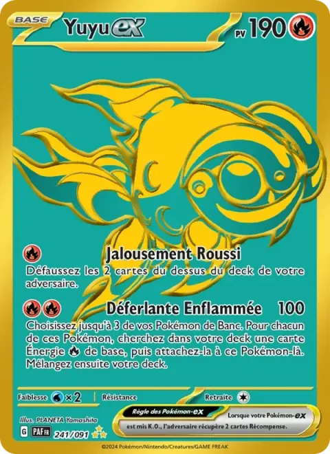 Carte Pokémon Yuyu-ex 241/091, extension Destinées de Paldea