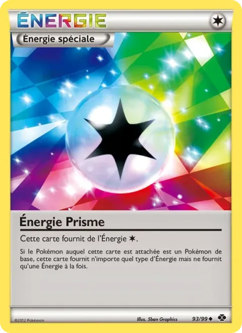Carte Pokémon Énergie Prisme 093/099, extension Destinées Futures