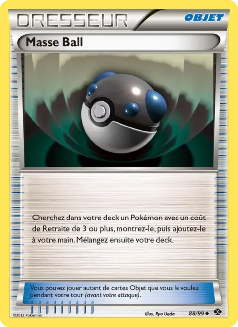 Carte Pokémon Masse Ball 088/099, extension Destinées Futures