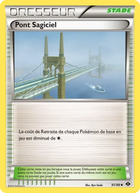 Carte Pokémon Pont Sagiciel 091/099, extension Destinées Futures