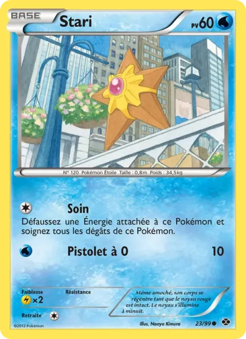 Carte Pokémon Stari 023/099, extension Destinées Futures