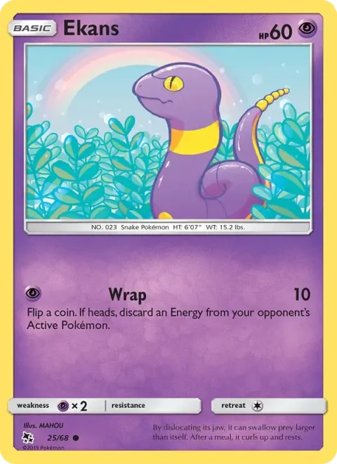 Carte Pokémon Abo 025/068, extension Destinées Occultes