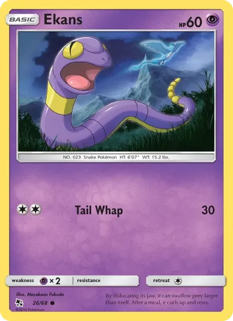 Carte Pokémon Abo 026/068, extension Destinées Occultes