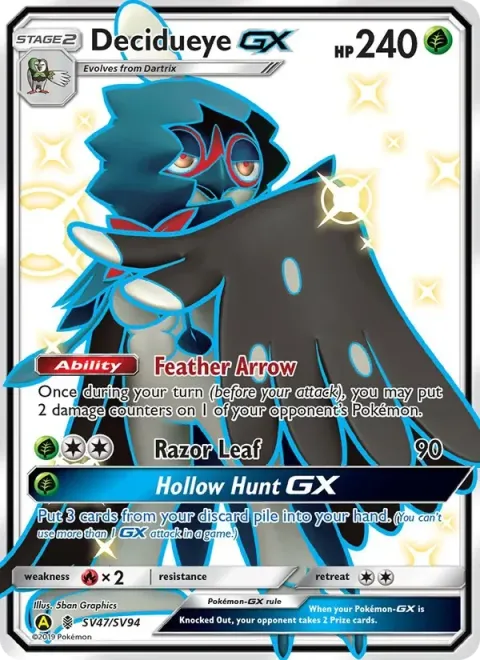 Carte Pokémon Archéduc-GX SV47/SV94, extension Destinées Occultes